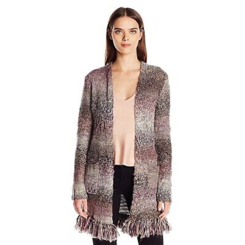 Super Cute Lucky Brand Wool Blend Cardigan Sweater - Sz L